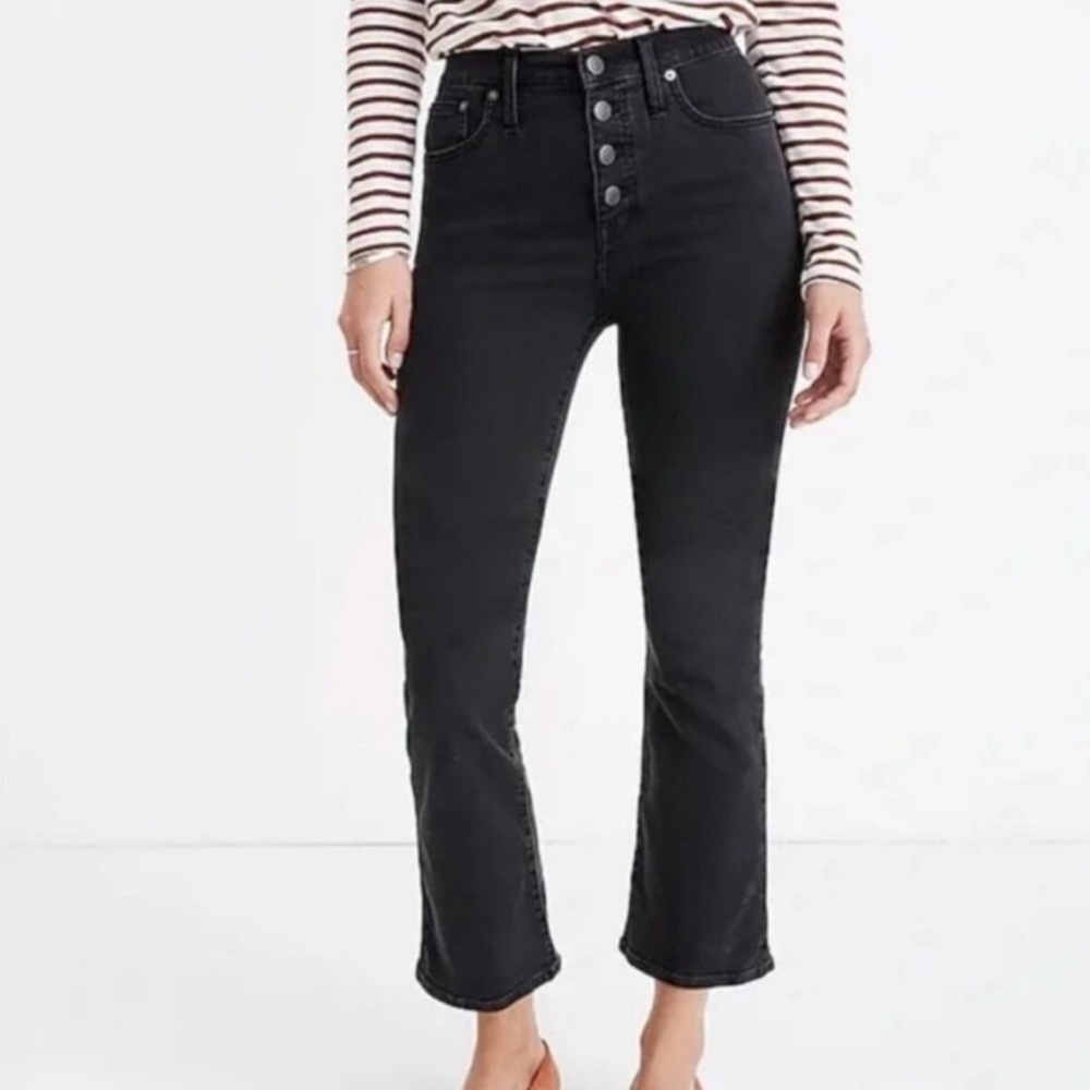 Madewell Cali Demi Boot Button Fly Jeans Sz 26